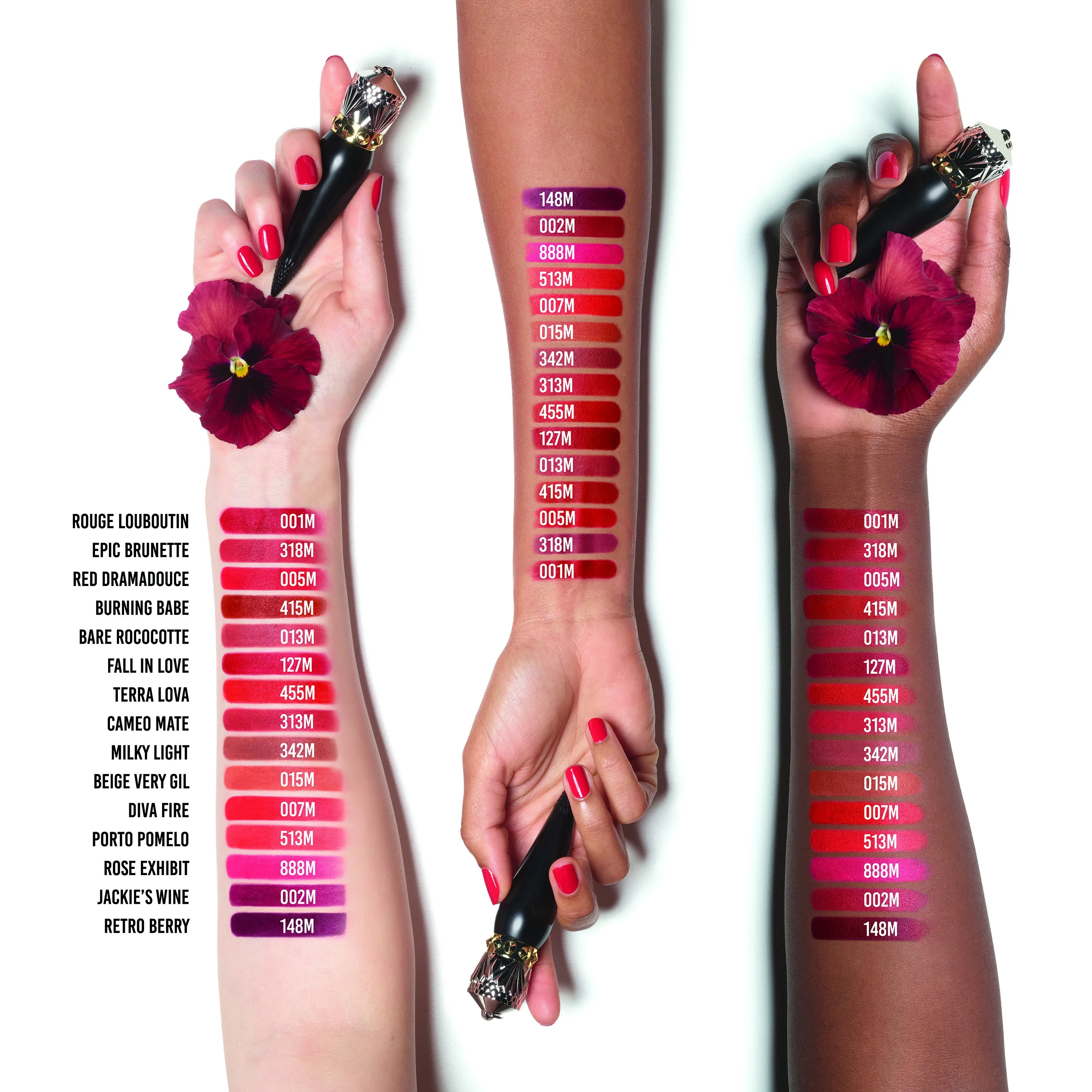 Christian Louboutin Rouge Louboutin Velvet Matte – Matte lipstick – Epic Brunette 318M - Beauty - alternate view 3